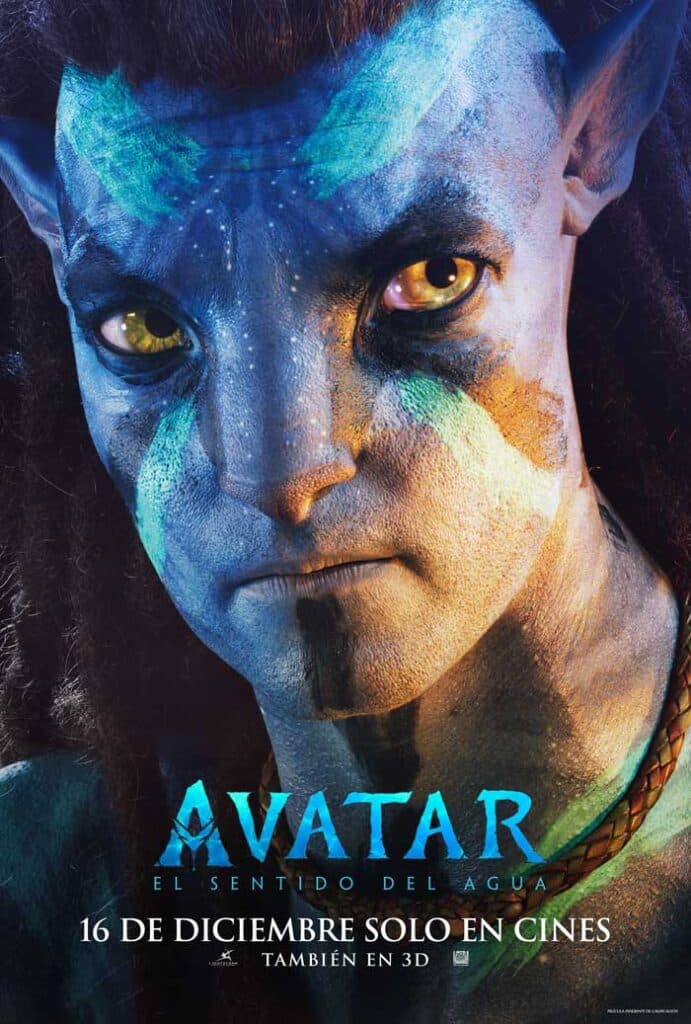 Cartel de Avatar: El Sentido del Agua